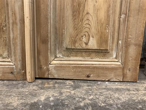 Antique French Double Doors (39x96.75) Raised Panel Doors, European Doors A587