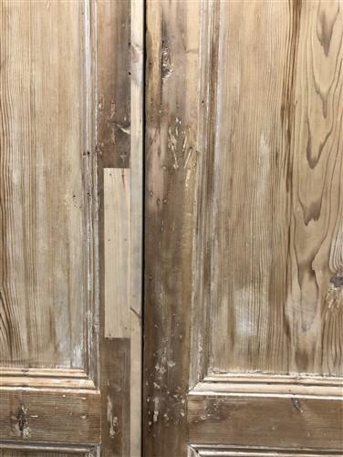 Antique French Double Doors (39x96.75) Raised Panel Doors, European Doors A587