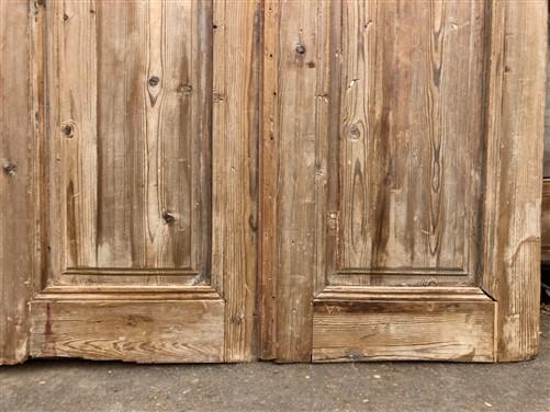 Antique French Double Doors (40x93) European Doors, Raised Panel Doors A589