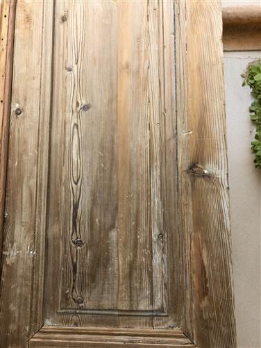 Antique French Double Doors (40x93) European Doors, Raised Panel Doors A589