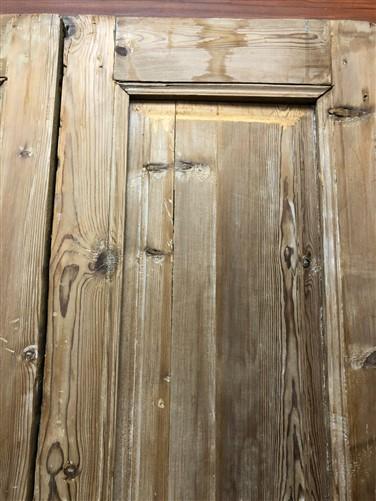 Antique French Double Doors (40x93) European Doors, Raised Panel Doors A589