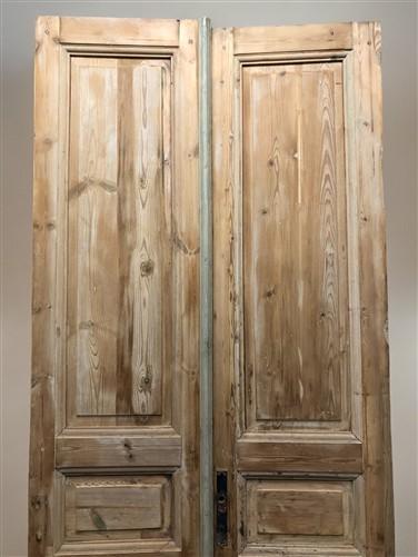 Door - Antique French Double Doors (39.75x93) Raised Panel Doors, European Doors A599 by The Old Grainery (antique doors,...