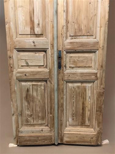 Door - Antique French Double Doors (39.75x93) Raised Panel Doors, European Doors A599 by The Old Grainery (antique doors,...