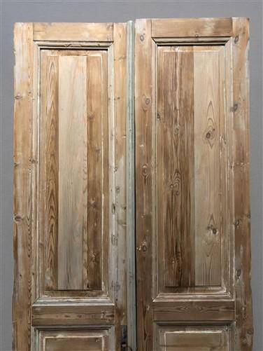 Door - Antique French Double Doors (39.75x93) Raised Panel Doors, European Doors A599 by The Old Grainery (antique doors,...