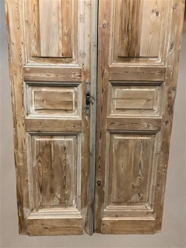 Door - Antique French Double Doors (39.75x93) Raised Panel Doors, European Doors A599 by The Old Grainery (antique doors,...