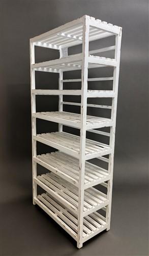 Bread Rack - 39" Display Rack with Shelves, Bread Rack, Shelving Unit, Wooden Bakery Rack by The Old Grainery (bakery, bak...