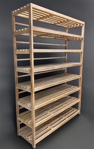 Bread Rack - 60" Display Rack with Shelves, Bread Rack, Shelving Unit, Wooden Bakery Rack by The Old Grainery (bakery, bak...