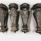Piano Legs - 4 Wooden Piano Legs, Ornate Harvest Folk Art Table Legs Vintage Furniture Legs B by The Old Grainery (brown,...