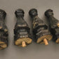 Piano Legs - 4 Wooden Piano Legs, Ornate Harvest Folk Art Table Legs Vintage Furniture Legs B by The Old Grainery (brown,...