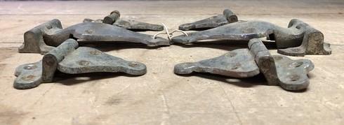 Hinges - Ice Box Hardware, Vintage Latch Door Hinge, Salvage Cooler Chest Handle Lock A3, by The Old Grainery (chest, cool...