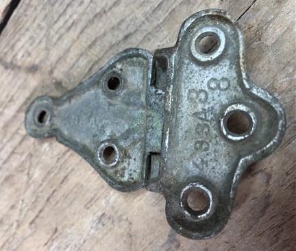 Hinges - Ice Box Hardware, Vintage Latch Door Hinge, Salvage Cooler Chest Handle Lock A3, by The Old Grainery (chest, cool...