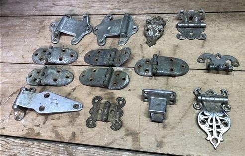 Hinges - Ice Box Hardware, Vintage Latch Door Hinge, Salvage Cooler Chest Handle Lock A5, by The Old Grainery (chest, cool...