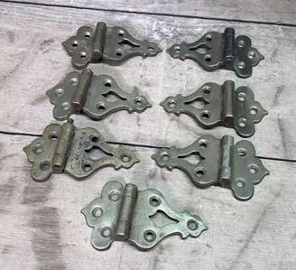 Ice Box Hardware, Vintage Latch Door Hinge, Salvage Cooler Chest Handle Lock A1,