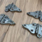 Hinges - Ice Box Hardware, Vintage Latch Door Hinge, Salvage Cooler Chest Handle Lock Z, by The Old Grainery (2 pair, ches...