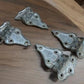 Hinges - Ice Box Hardware, Vintage Latch Door Hinge, Salvage Cooler Chest Handle Lock Z, by The Old Grainery (2 pair, ches...