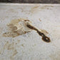 Black & White Porcelain Table Top Panel, Kitchen Cupboard Hoosier Enamel A24,