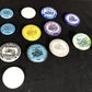 1968-2004 Thresher Festival Pinback Button Collection, Mt Pleasant Iowa Pins,