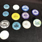 1968-2004 Thresher Festival Pinback Button Collection, Mt Pleasant Iowa Pins,