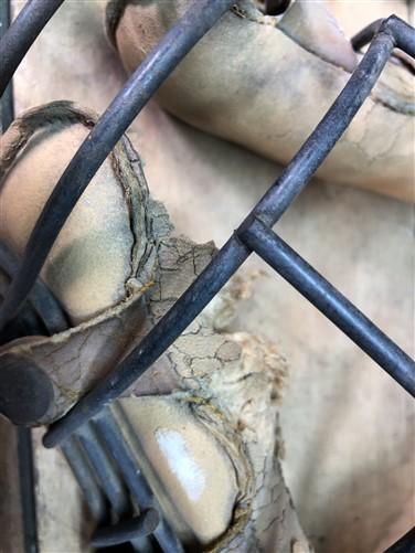 Catchers Face Mask Guard, Vintage Protective Baseball Sports Safety Gear, by The Old Grainery (Baseball, catcher, Face)