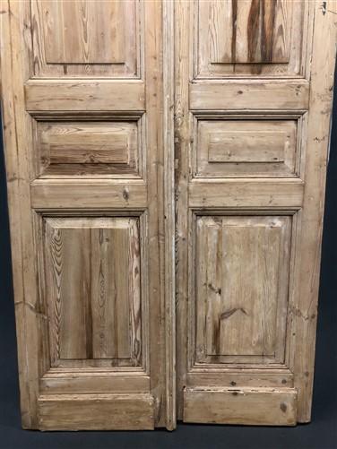 Door - Antique French Double Doors (42.5x100.5) European Doors, Raised Panel Doors A606 by The Old Grainery (antique doors...