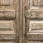 Antique French Double Doors (40.5x95) European Doors, Raised Panel Doors A609