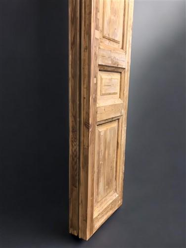 Antique French Double Doors (40.5x95) European Doors, Raised Panel Doors A609