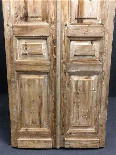 Antique French Double Doors (38.5x95) Raised Panel Doors, European Doors A613