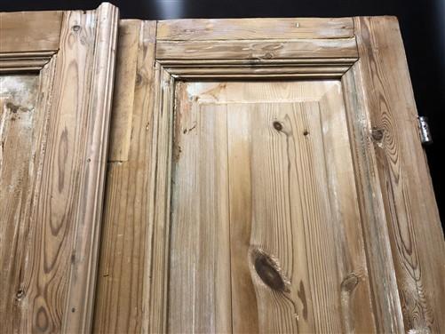 Antique French Double Doors (38.5x95) Raised Panel Doors, European Doors A613