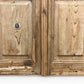 Antique French Double Doors (39.75x95) Raised Panel Doors, European Doors A614