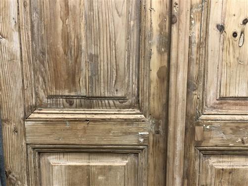 Antique French Double Doors (39.75x95) Raised Panel Doors, European Doors A614
