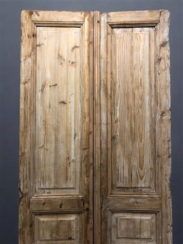 Antique French Double Doors (39.75x95) Raised Panel Doors, European Doors A614