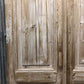 Antique French Double Doors (43.5x103.5) European Doors, Raised Panel Doors A617