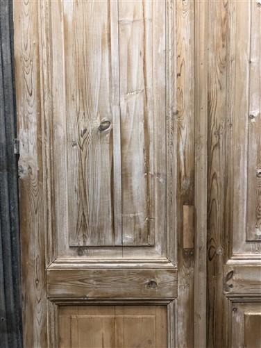 Antique French Double Doors (43.5x103.5) European Doors, Raised Panel Doors A617