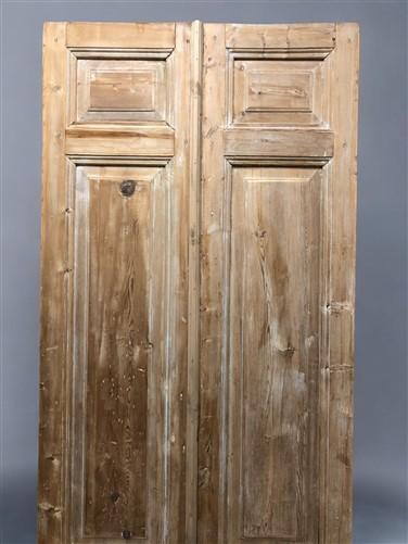 Antique French Double Doors (39x96.75) Raised Panel Doors, European Doors A619