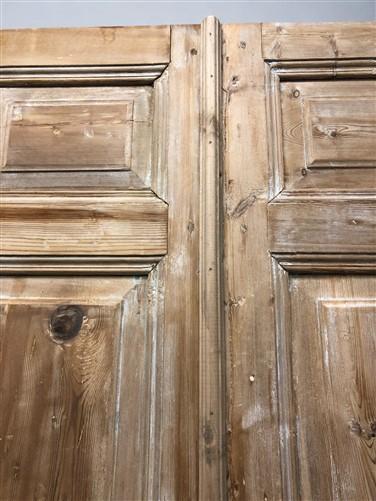 Antique French Double Doors (39x96.75) Raised Panel Doors, European Doors A619