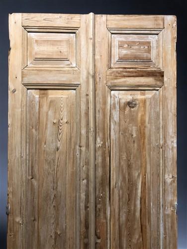 Antique French Double Doors (39x96.75) Raised Panel Doors, European Doors A619