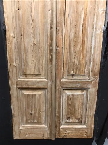 Antique French Double Doors (39x96.75) Raised Panel Doors, European Doors A619