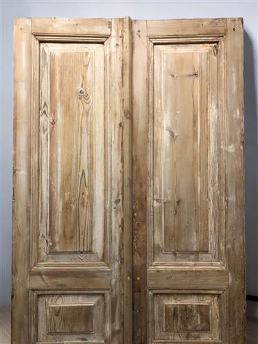 Antique French Double Doors (39x90.5) Raised Panel Doors, European Doors A623
