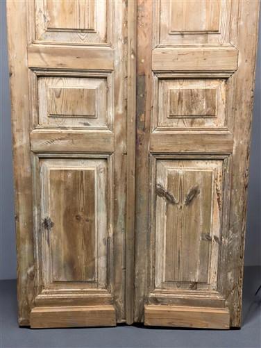 Antique French Double Doors (39x90.5) Raised Panel Doors, European Doors A623