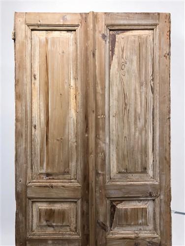 Antique French Double Doors (39x90.5) Raised Panel Doors, European Doors A623