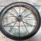 Buggy wheels - 4 Vintage Metal Spoke Baby Buggy Wheels Pedal Car Garden Cart Pumpkin Wagon A46, by The Old Grainery (baby...