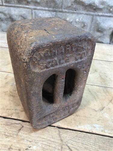 Scale Weight - 30 Lb Platform Scale Weight Test Doorstop Hitching Post Anvil Swage Handle B, by The Old Grainery (30 lb, a...