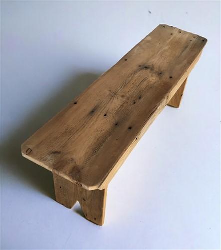4' Amish Built Folding Pine Bench, Rustic Farmhouse Decor, Natural Wood Bench G,