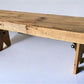 4' Amish Built Folding Pine Bench, Rustic Farmhouse Decor, Natural Wood Bench G,