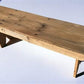4' Amish Built Folding Pine Bench, Rustic Farmhouse Decor, Natural Wood Bench G,
