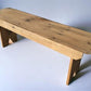 4' Amish Built Folding Pine Bench, Rustic Farmhouse Decor, Natural Wood Bench G,