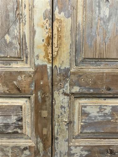 Antique French Double Doors (43x98) European Doors, Raised Panel Doors A627