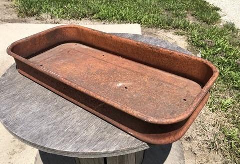 Wagon bed - Little Red Wagon Bed Only, Radio Flyer Super Wagon Part, Rustic Vintage J, by The Old Grainery (bed, little re...