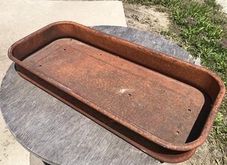Wagon bed - Little Red Wagon Bed Only, Radio Flyer Super Wagon Part, Rustic Vintage J, by The Old Grainery (bed, little re...