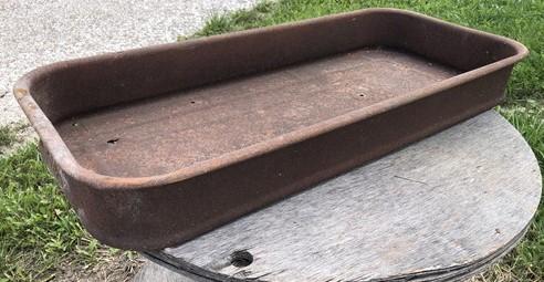 Wagon bed - Little Red Wagon Bed Only, Wagon Pull Toy Part, Rustic Vintage Radio Flyer M, by The Old Grainery (decor, litt...